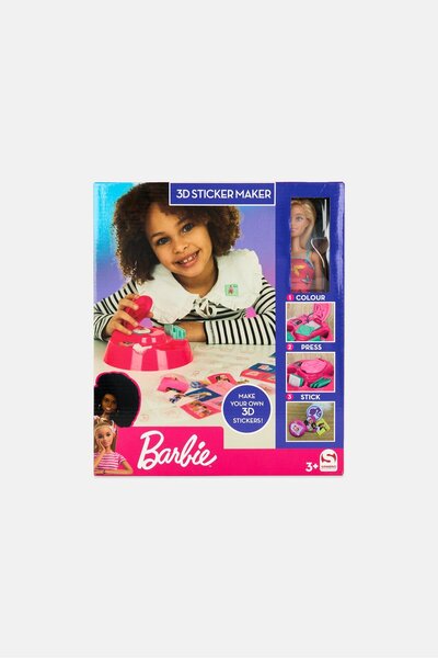 Barbie 3D Sticker Maker With Doll