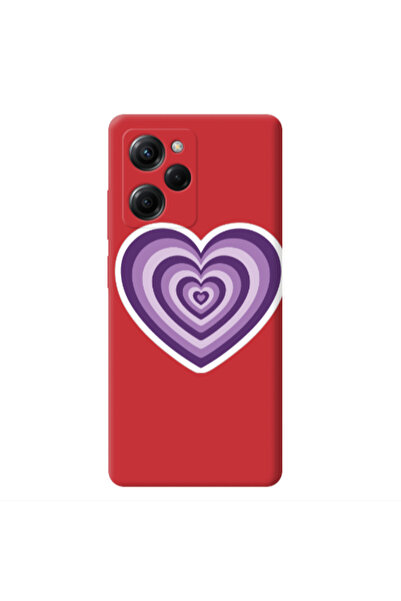 Other Xiaomi Poco X5 Pro My Heart Is Yours 2 Red Colored Silicone TPU Θήκη