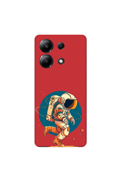 Other Xiaomi Redmi Note 13 4G Run Space Red Colored Silicone TPU Θήκη