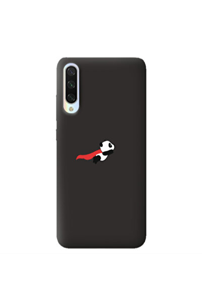 Other Xiaomi Mi 9 Lite kite flying panda Black Colored Silicone TPU Θήκη