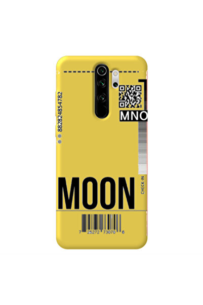 Other Xiaomi Redmi Note 8 Pro A ticket to the moon Yellow Colored Silicone TP...