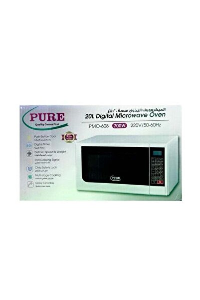 Pure 20L Digital Microwave Oven 700W with multi stage cooking storage