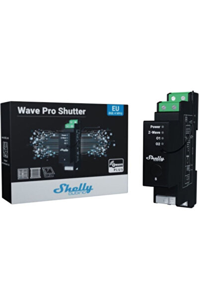 Shelly Wave Pro 2 Διακόπτης Πίνακα Μεταγωγής Κλείστρου 240V 16A