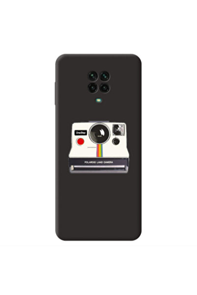 Other Xiaomi Redmi Note 9 Pro Polaroid land camera Black Colored Silicone TPU...