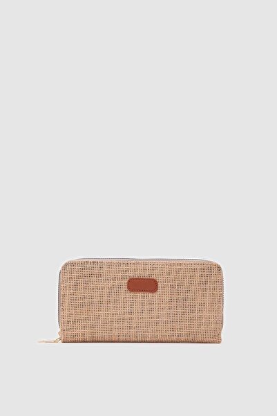 Lavora Bags محفظة قماشية من تولي مصنوعة من القش