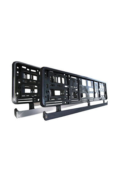 RapidAuto Suport numar inmatriculare auto carbon