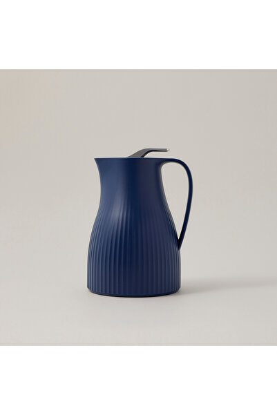 Dallaty Dallety Plastic Vacuum Flask Bear Dark Blue 1L