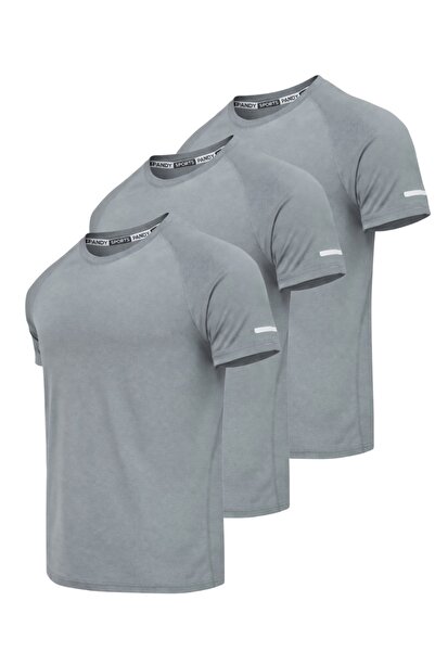 pandy 3-Pack of Quick-Dry Athletic Technical Sports T-Shirts