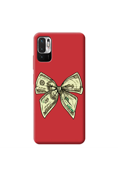 Other Xiaomi Redmi Note 10 Pro 5G Bowtie Dollars Red Colored Silicone TPU Θήκη