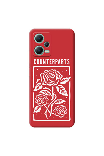 Other Xiaomi Redmi Note 12 Pro 5G Counterparts Red Colored Silicone TPU Θήκη