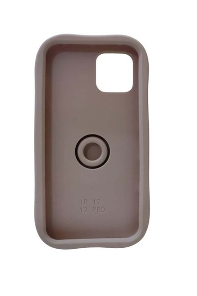 Generic 3D Cute Cartoon Character Scalable Holder Soft Silicone Case for iPhone 12/12 Pro