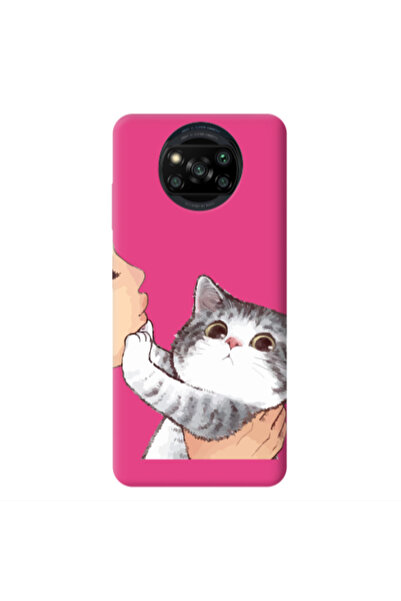Other Xiaomi Poco X3 /X3 Pro No Kiss Fuchsia Colored Silicone TPU Θήκη