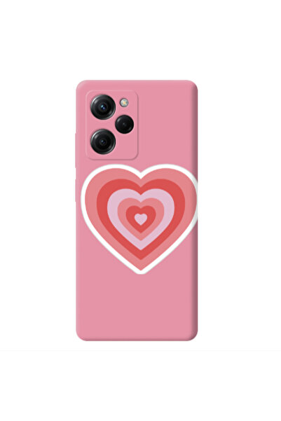Other Xiaomi Poco X5 Pro My Heart Is Yours Pink Colored Silicone TPU Θήκη