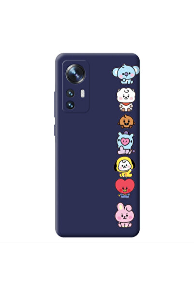 Other Xiaomi Mi 12 Lovely animals Dark blue Colored Silicone TPU Θήκη