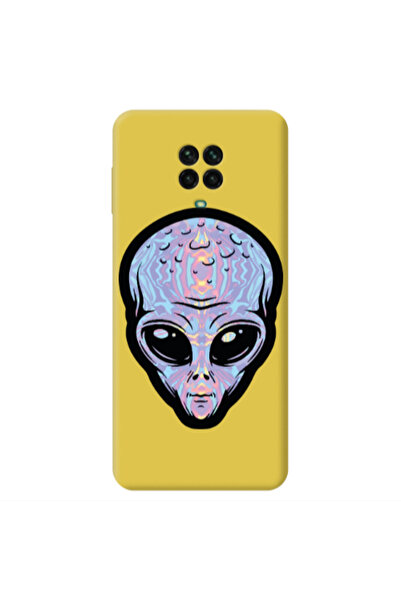 Other Xiaomi Redmi Note 9 Pro Alien Yellow Colored Silicone TPU Θήκη