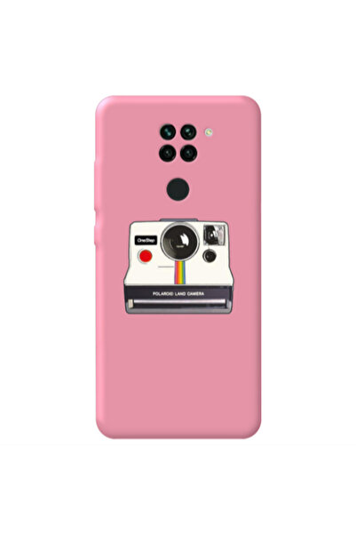 Other Xiaomi Redmi Note 9 Polaroid land camera Pink Colored Silicone TPU Θήκη