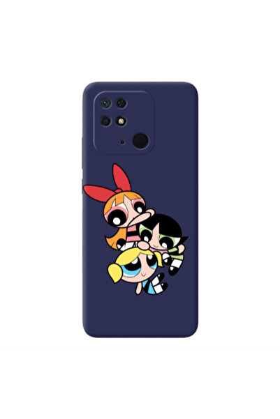 Other Xiaomi Redmi 10C Powerpuff Dark blue Colored Silicone TPU Θήκη