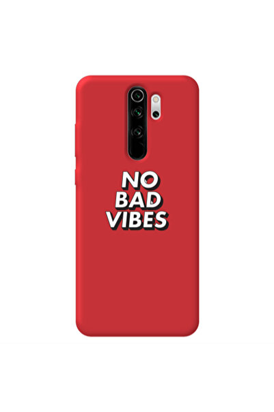 Other Xiaomi Redmi Note 8 Pro No bad vibes Red Colored Silicone TPU Θήκη
