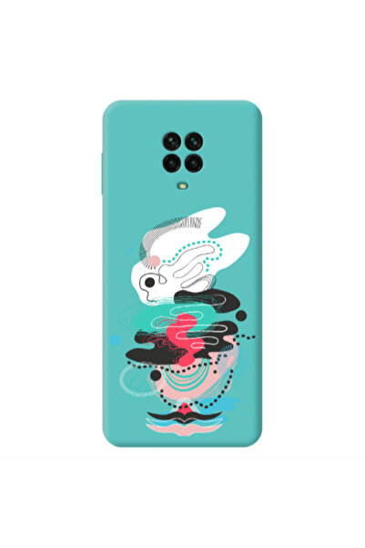 Other Xiaomi Redmi Note 9 Pro Abstract 50 Turquoise Colored Silicone TPU Θήκη