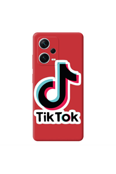 Other Xiaomi Poco X5 Tik Tok Red Colored Silicone TPU Θήκη