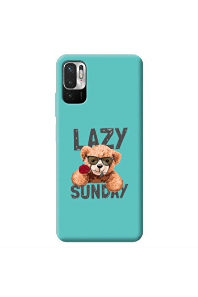 Other Xiaomi Redmi Note 10 Pro 5G Lazy sunday Turquoise Colored Silicone TPU ...