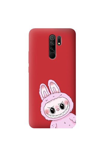 Other Xiaomi Redmi 9 Labubu 6 Red Colored Silicone TPU Θήκη
