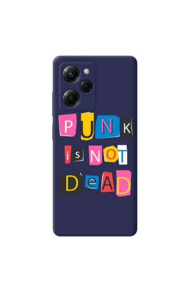 Other Xiaomi Poco X5 Pro Punk is not Dead Dark blue Colored Silicone TPU Θήκη