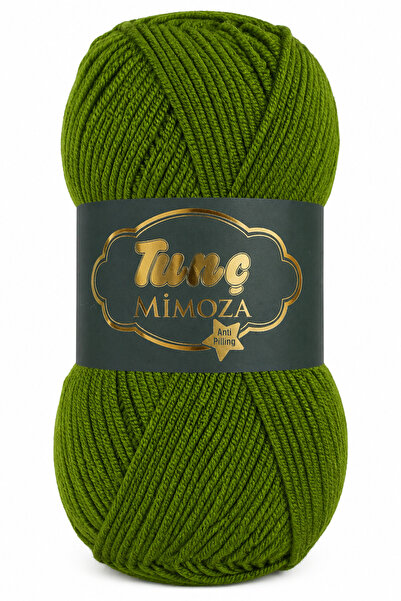 Tunç Mimoza Bebek El Örgü İpi Yeşil 122