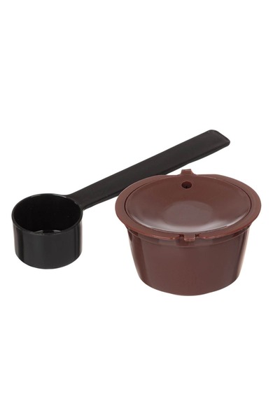Z Store Capsulă de cafea reutilizabilă Dolce Gusto și linguriță metalică