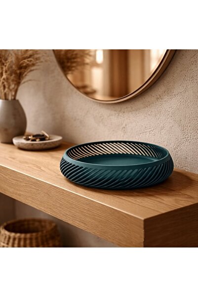 triora Spiral Zen Sunum kasesi; Dekoratif Spiral Zen Dekoratif Meyvelik & Sun...
