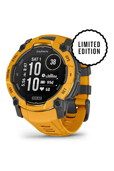 Garmin Instinct 3 50 mm, Solar, Sunburst with Sunburst/Grey Band