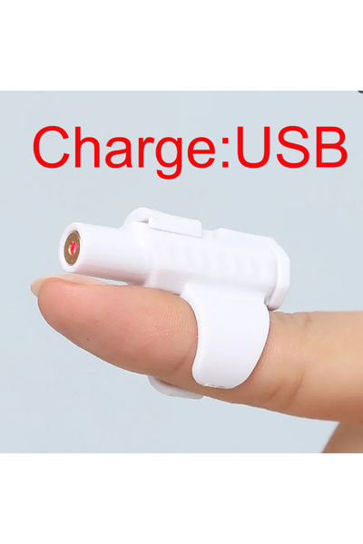 Choice4 USB White New Portable Mini Laser Cat Toy Teasing and Entertainment A...