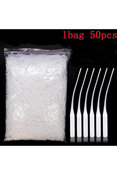 Choice 1bag 50pcs Glue Tips, 100pcs Plastic Glue Micro-Tips Glue Extender Pre...