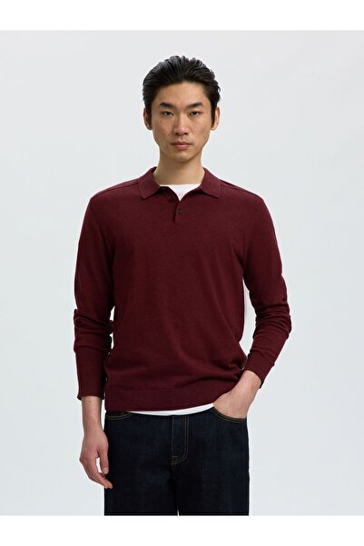 SELECTED Polo shirt Langärmeliger Strick