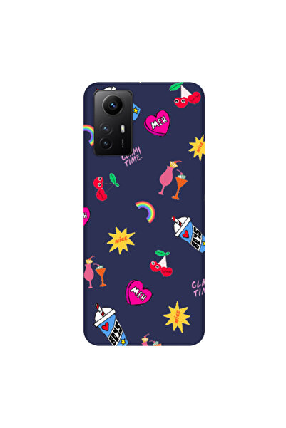 Other Xiaomi Redmi Note 12s glam time Dark blue Colored Silicone TPU Θήκη