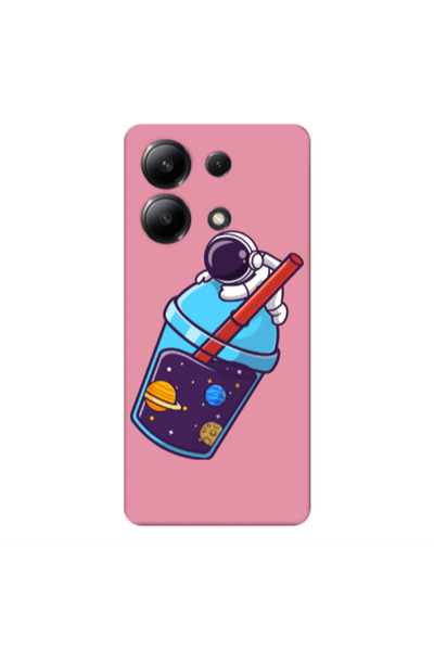 Other Xiaomi Redmi Note 13 4G Longing in space Pink Colored Silicone TPU Θήκη