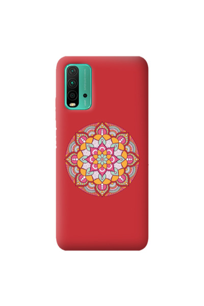 Other Xiaomi Poco M3 Mandala D103 Red Colored Silicone TPU Θήκη