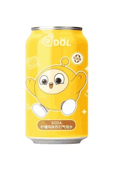 QDOL Lemon Flavoured Carbonated Soft Drink 330ml