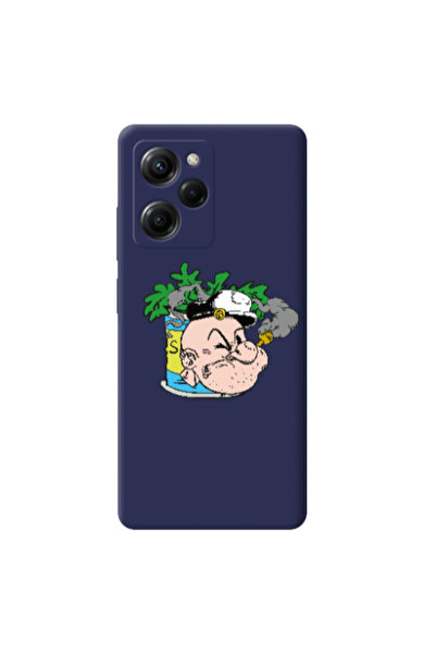 Other Xiaomi Poco X5 Pro Popeye Dark blue Colored Silicone TPU Θήκη