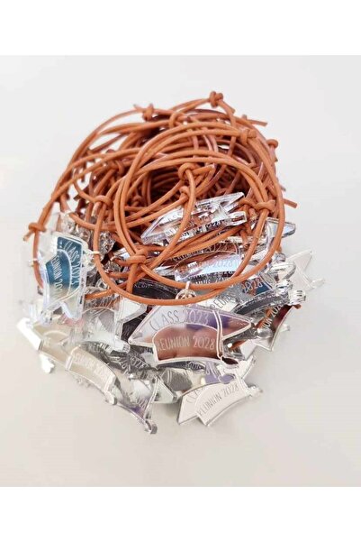 Handmade Σετ βραχιολιών 25 τεμαχίων με το μήνυμα και το σχήμα της επιλογής σας