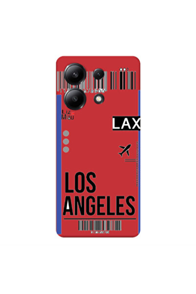 Other Xiaomi Redmi Note 13 4G Los angeles Red Colored Silicone TPU Θήκη