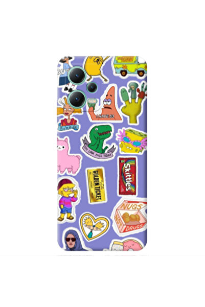 Other Xiaomi Redmi Note 12 Pro 5G best cartoons Purple Colored Silicone TPU Θήκη