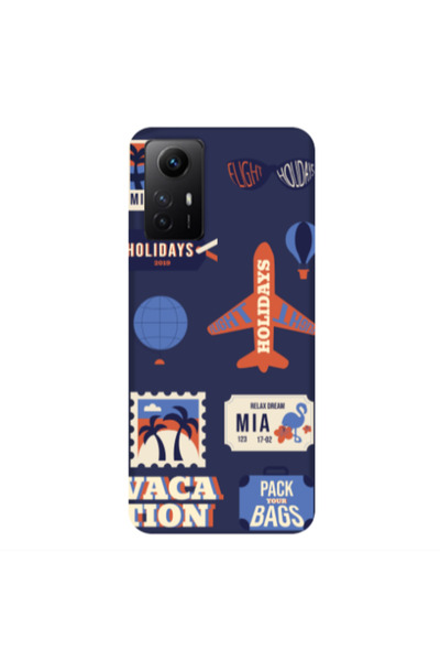 Other Xiaomi Redmi Note 12s Vacation Dark blue Colored Silicone TPU Θήκη