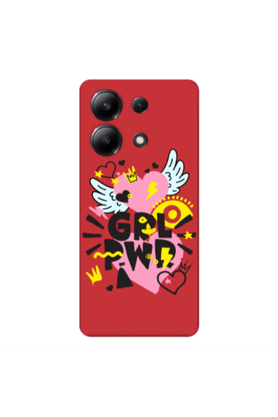 Other Xiaomi Redmi Note 13 4G Grl Pwr Red Colored Silicone TPU Θήκη