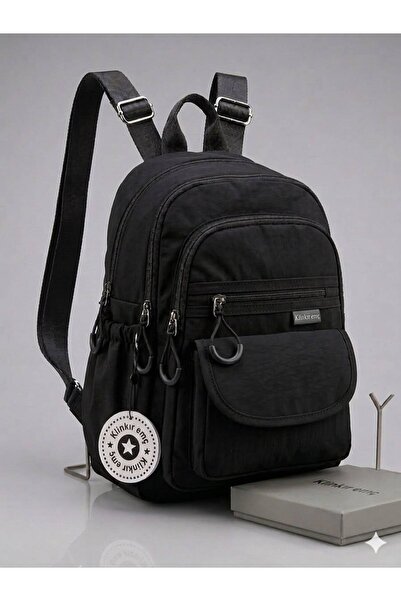 WİKİDAYS.S MODA TRENDİ Multi-Compartment Crinkle Fabric Casual Backpack - Wat...