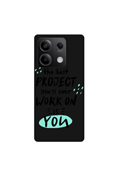 Other Xiaomi Redmi Note 13 5G The Best Project Black Colored Silicone TPU Θήκη