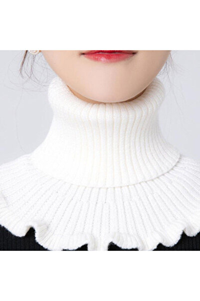 Choice9 02 Detachable Cotton Knitted Turtleneck Collar For Women False Collar...