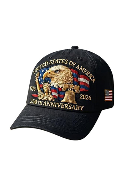 Choice3 APWIKOGER D United States 250th Anniversary Cap Adjustable Washed Cot...