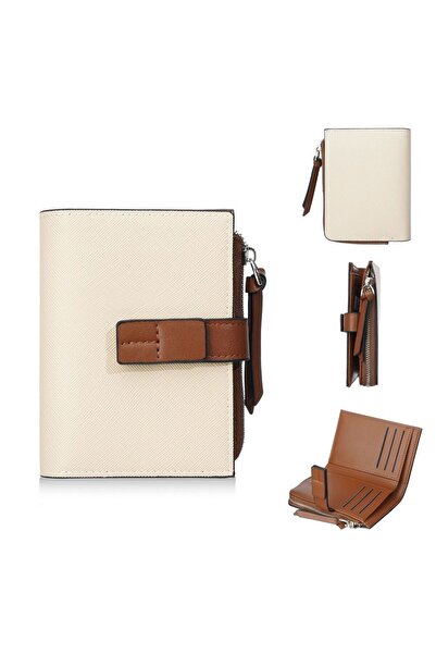 Choice1 White Baellerry High-End Fashion Buckle Ladies Wallet Multi-Slot Hand...