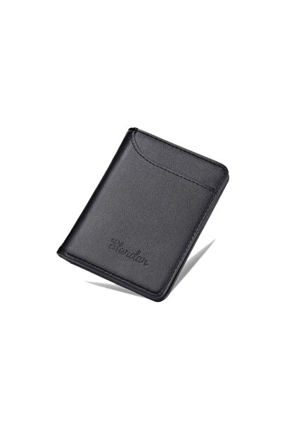 Choice black 1Pc New Super Slim Soft Wallet PU Leather Mini Wallet Purse Card...